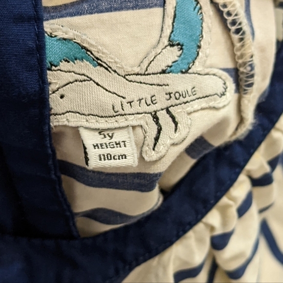 joule little kid striped dress size 5 Year - Picture 5 of 6